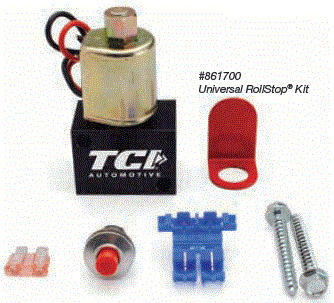 TCI Braided Power Steering Hose Kit With Flow Valve - Early Pump Style